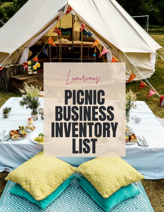 Luxury Picnic Business Inventory List