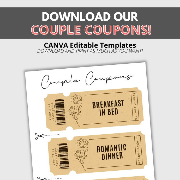 Couple Coupon Canva Template!