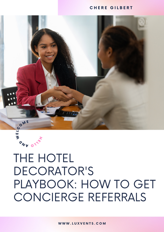 Concierge Playbook for Hotel Room Decorators